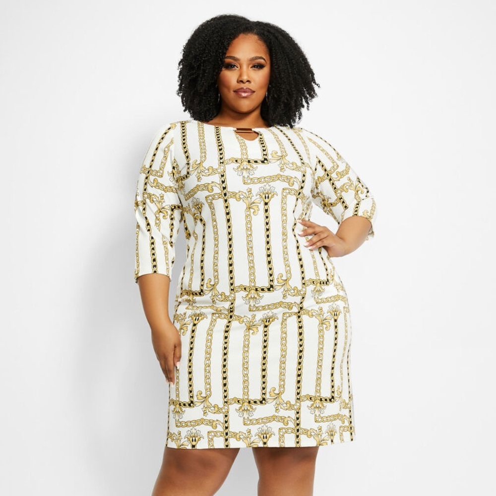'Ashley Stewart' Status Dress (Plus)